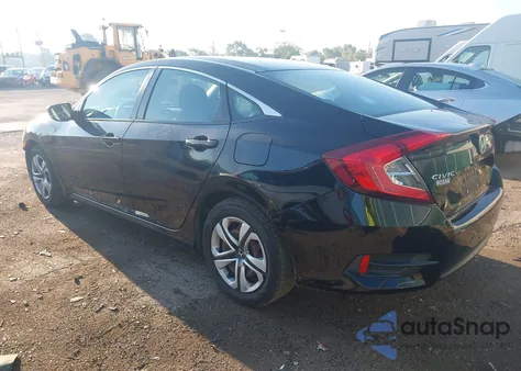 2018 Honda Civic Lx из США, поврежденный, VIN 19XFC2F57JE036227